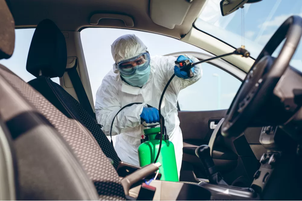 auto ozon desinfectie