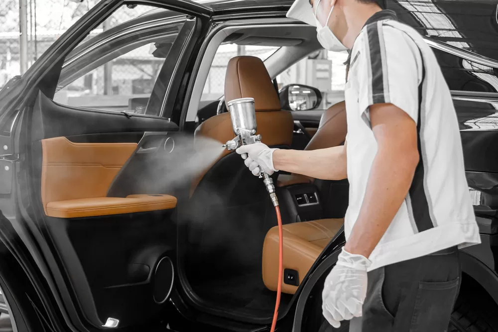 deur en glas desinfectie