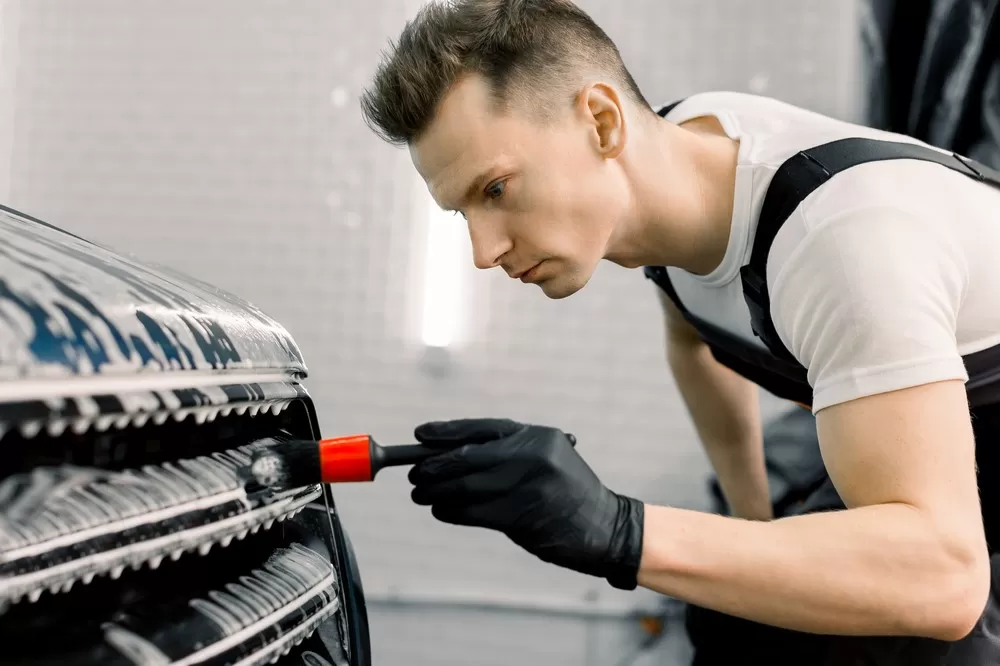 radiator and shutter cleaning