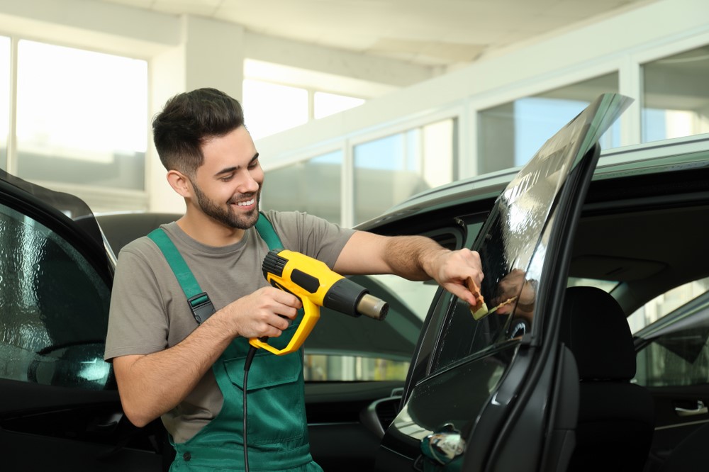 vehicle window film coating